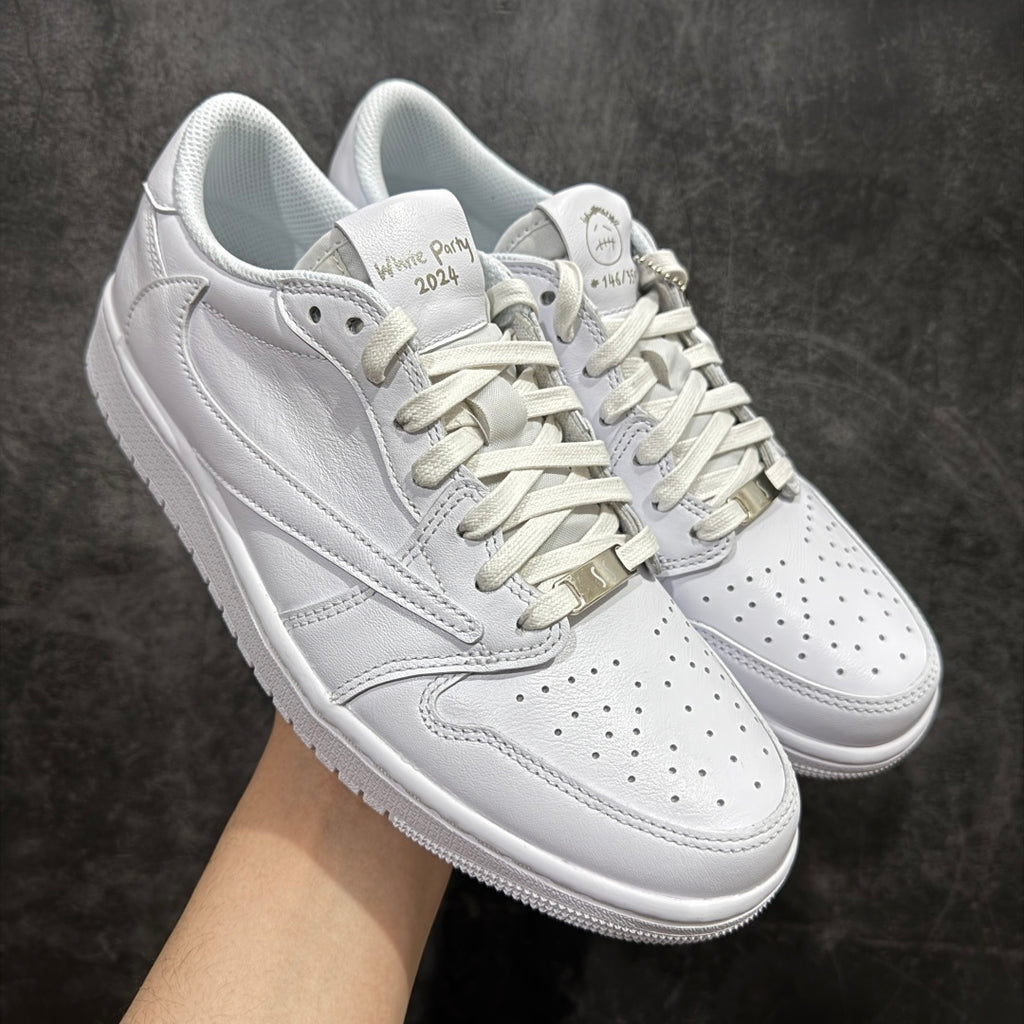 Jordan 1 Low x Travis Scott 'White Party'