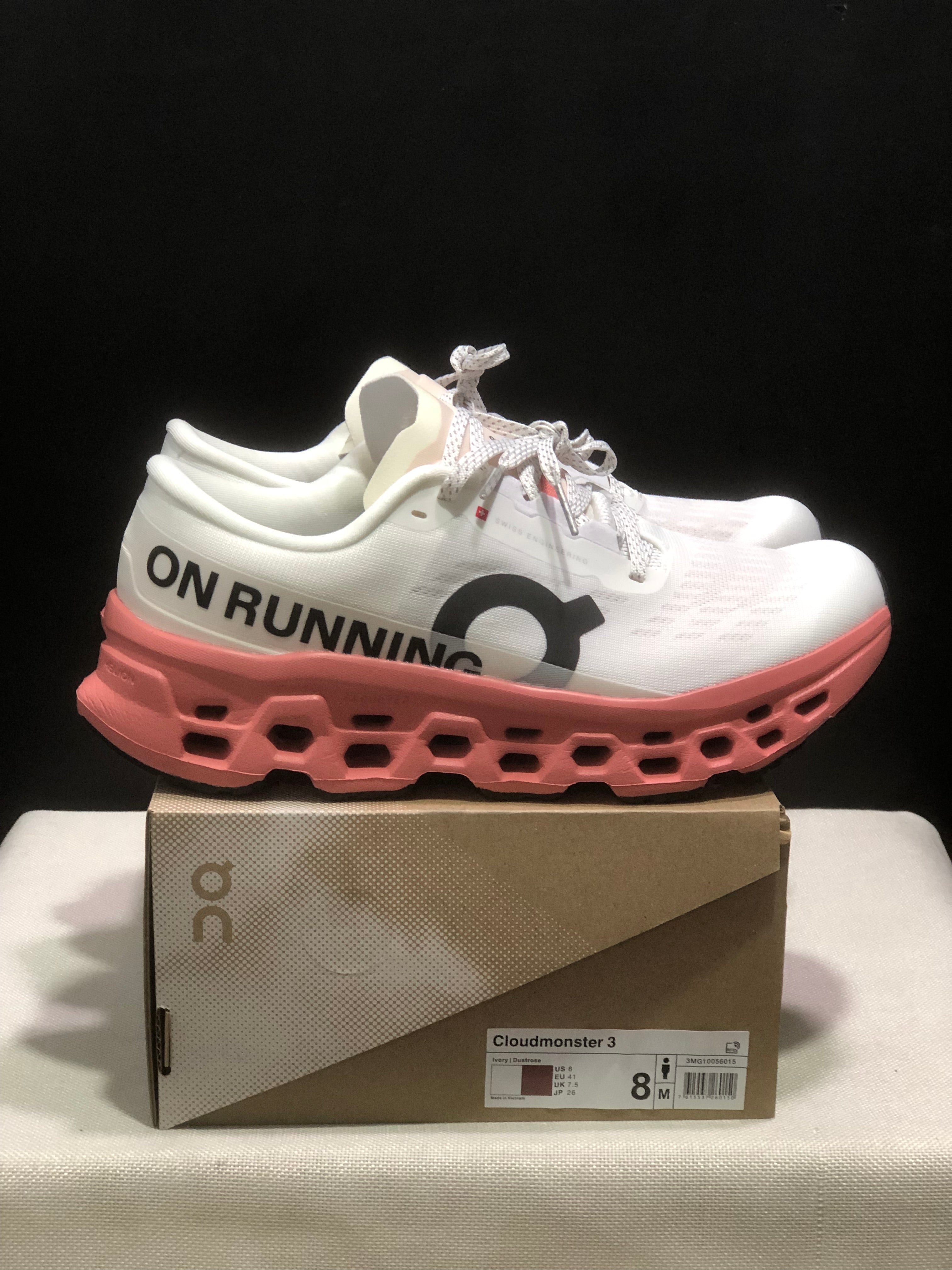 ON - Cloudmonster 3 'Ivory | Dustrose'