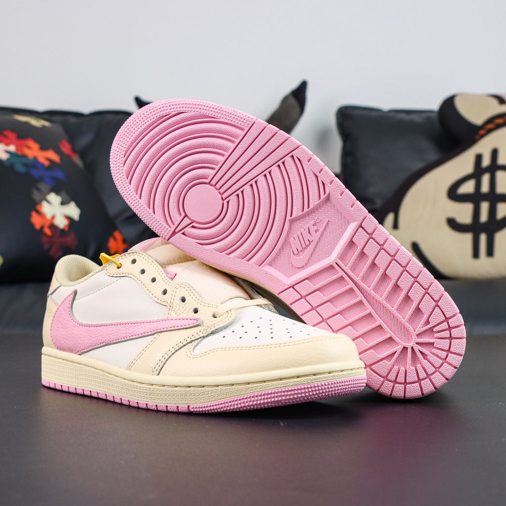 Jordan 1 Low OG x Travis Scott 'Shy Pink'