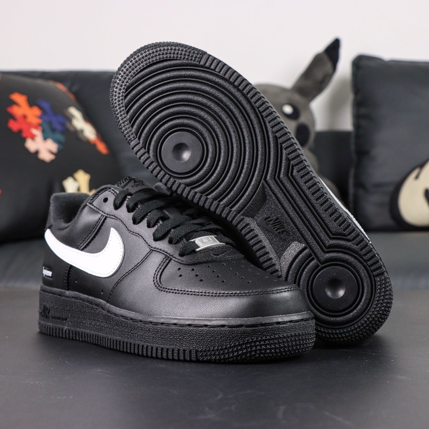 Nike Air Force 1 Low x Supreme 'Black White'