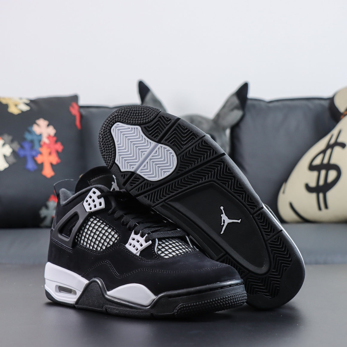 Jordan 4 Retro 'White Thunder'