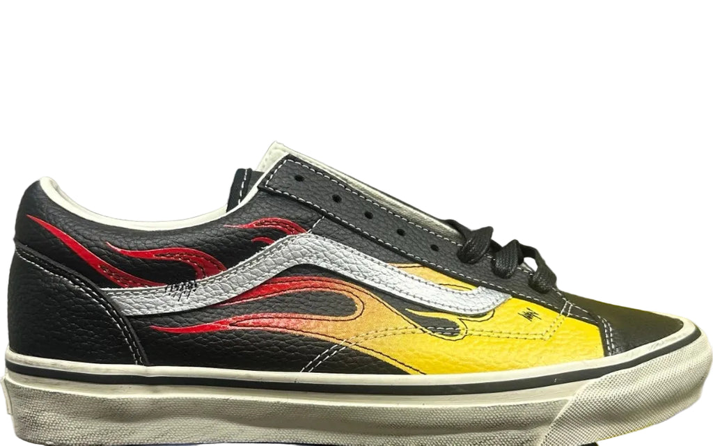 VANS OLD SKOOL ARCHIVE FLAME BLACK WHITE