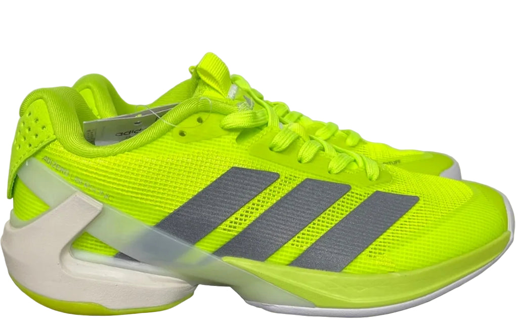 AD ADIZERO UBERSONIC 5 Tennis Shoes in the Lucid Lemon / Iron Metallic / Powder Yellow
