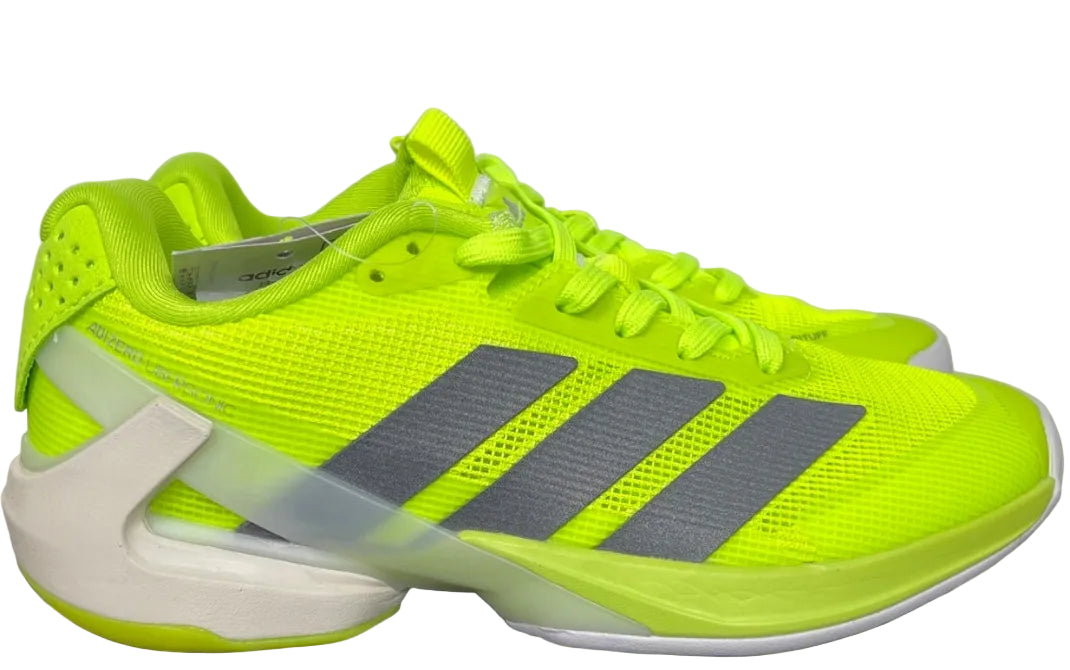 AD ADIZERO UBERSONIC 5 Tennis Shoes in the Lucid Lemon / Iron Metallic / Powder Yellow
