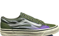 VANS OLD SKOOL ARCHIVE FLAME DARK GREEN WHITE