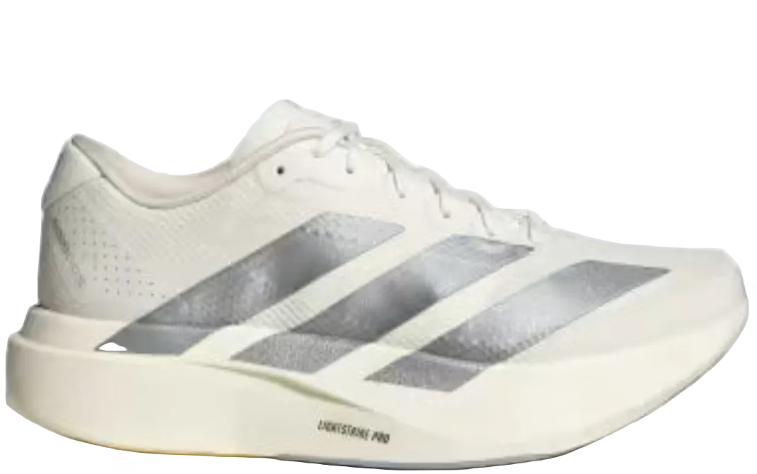 adidas Adizero Evo SL Wonder White / Cyber Metallic / Warm Vanilla (or Core White / Halo Silver)