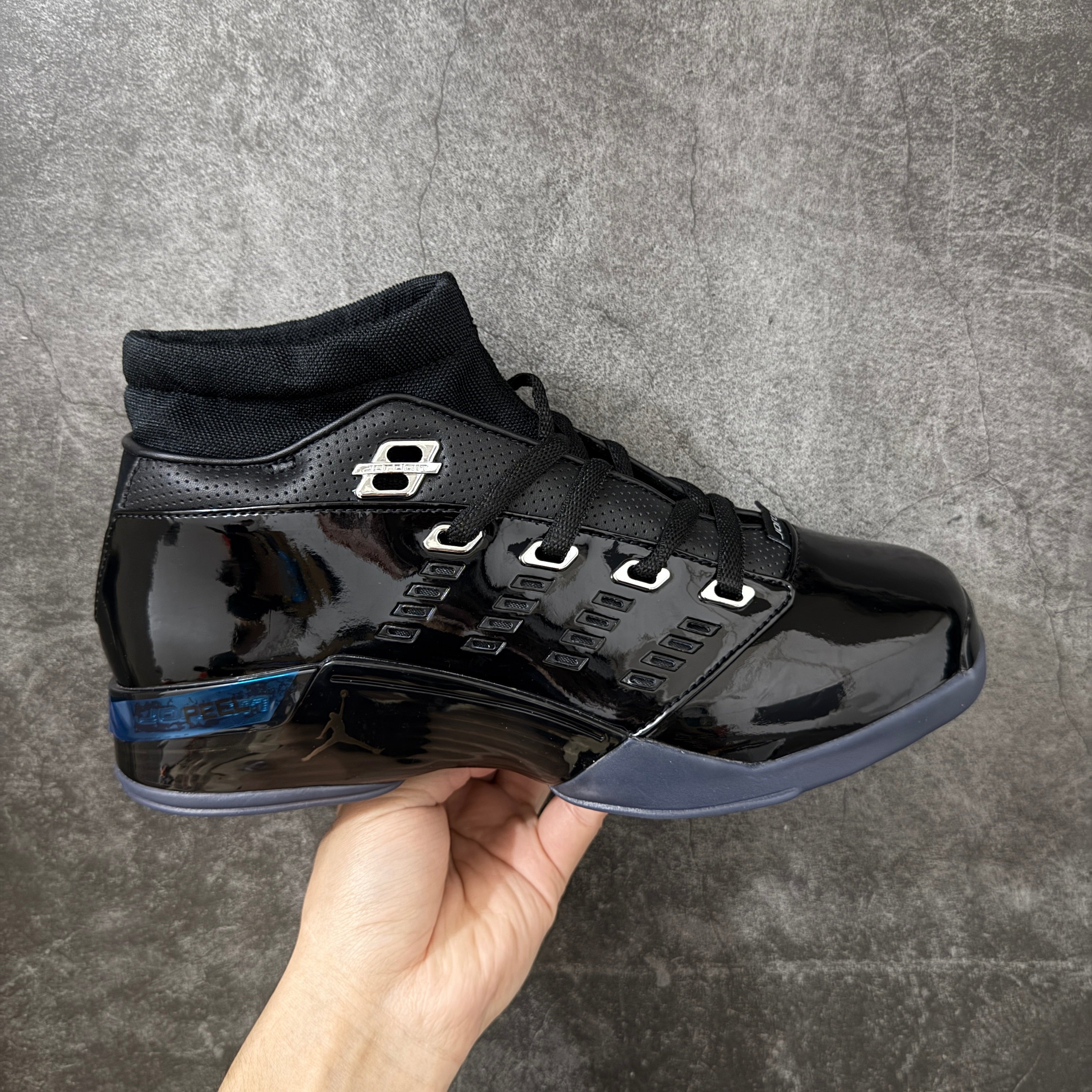 Jordan 17 Low 'Black Patent'