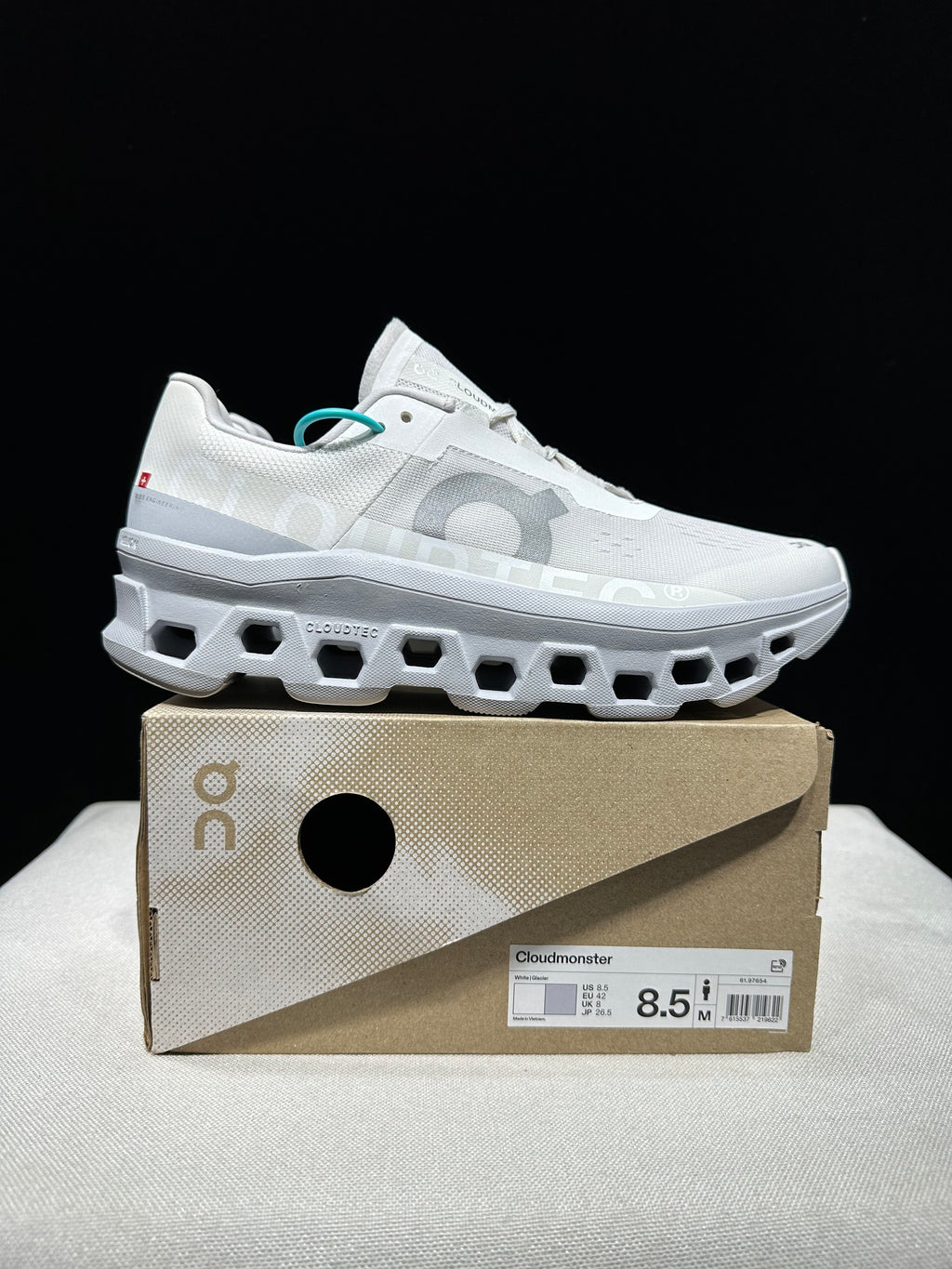 ON - Cloudmonster 'White | Glacier'