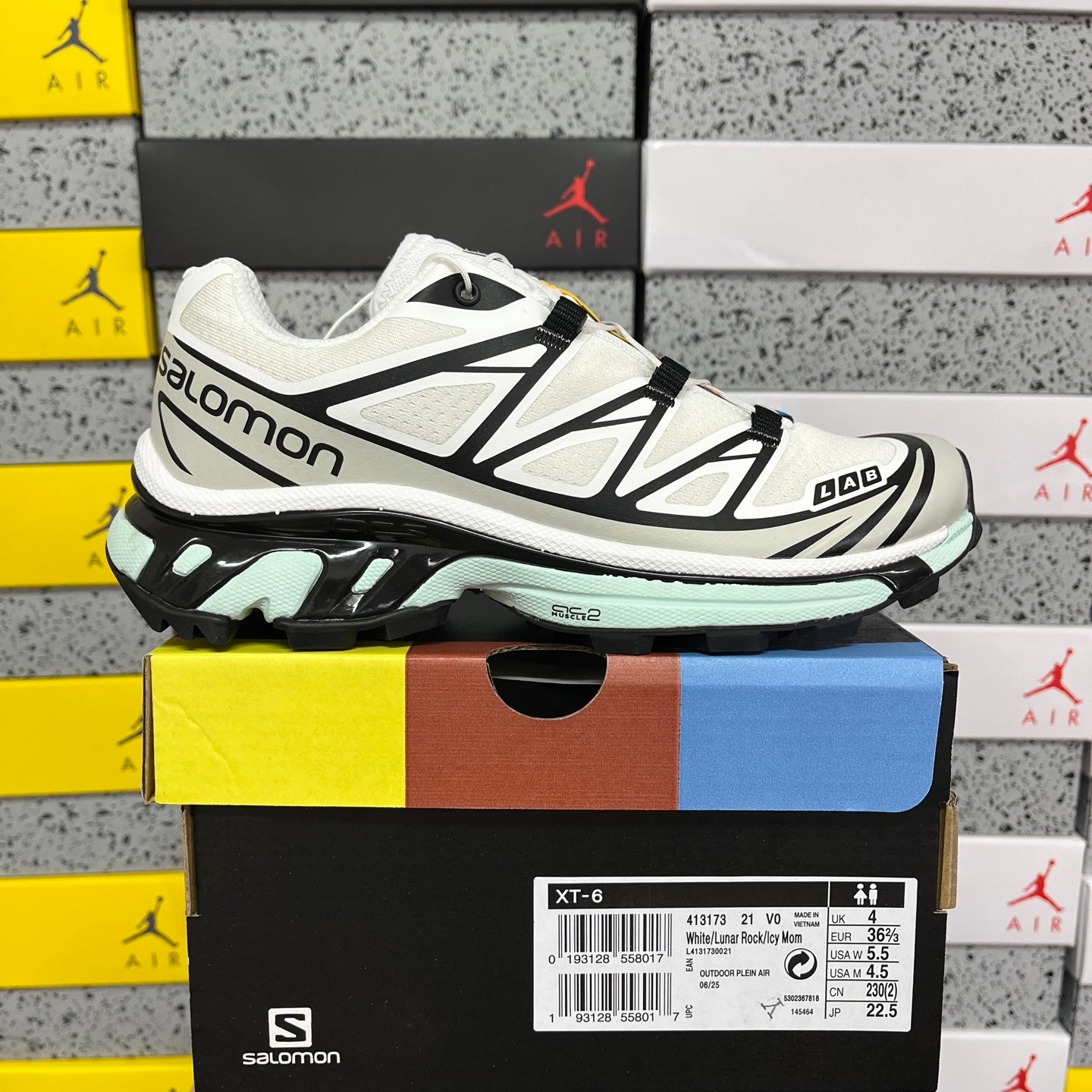 SALOMON-XT-6 'White Icy Morn'