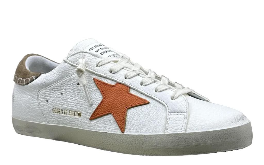 Golden Goose Super-Star 'Orange Star/Beige Tab'