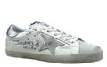 Golden Goose Super-Star 'White Leather With Graffiti Text Grey Star/Silver Tab'