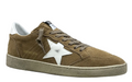 Golden Goose Ball-Star 'Brown Suede White Leather Star & Heel Tab'