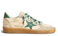 Golden Goose Ball-Star 'LTD Green Crocodile Print Star & Heel Tab'