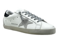 Golden Goose Super-Star 'Suede Grey Star/Textured Black Heel Tab'
