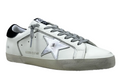 Golden Goose Super-Star 'Silver Star/Suede Black Heel Tab'