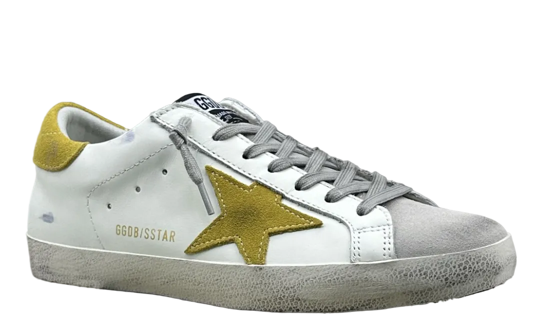 Golden Goose Super-Star 'Yellow Suede Star & Heel Tab'
