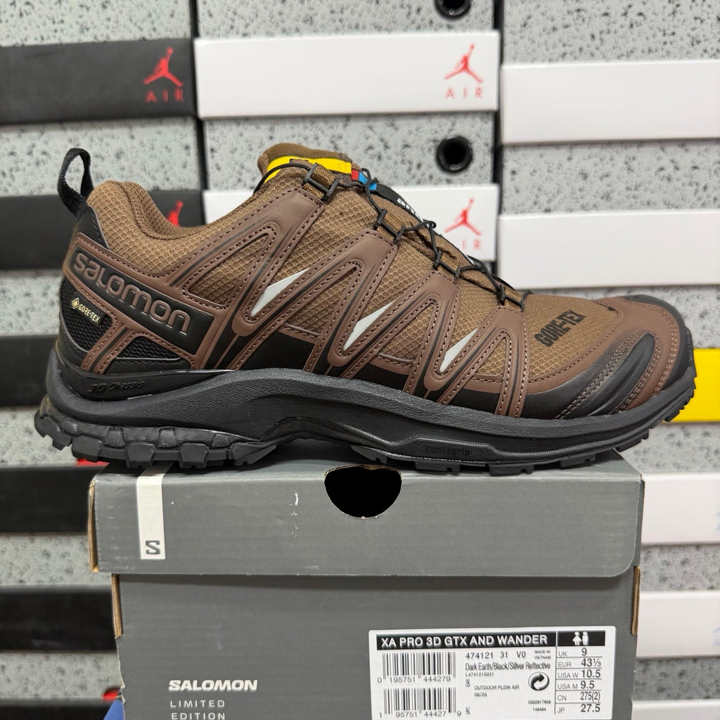 SALOMON-XA Pro 3D x And Wonder Gore-Tex 'Dark Earth Silver Reflective'