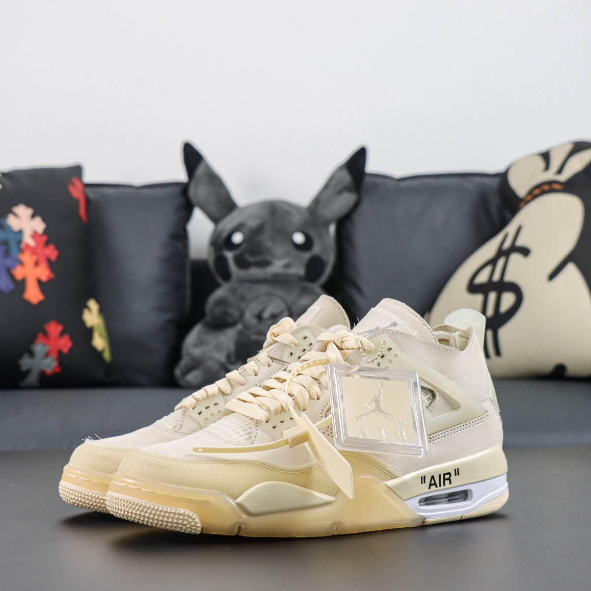 Jordan 4 x Off-White 'Sail'