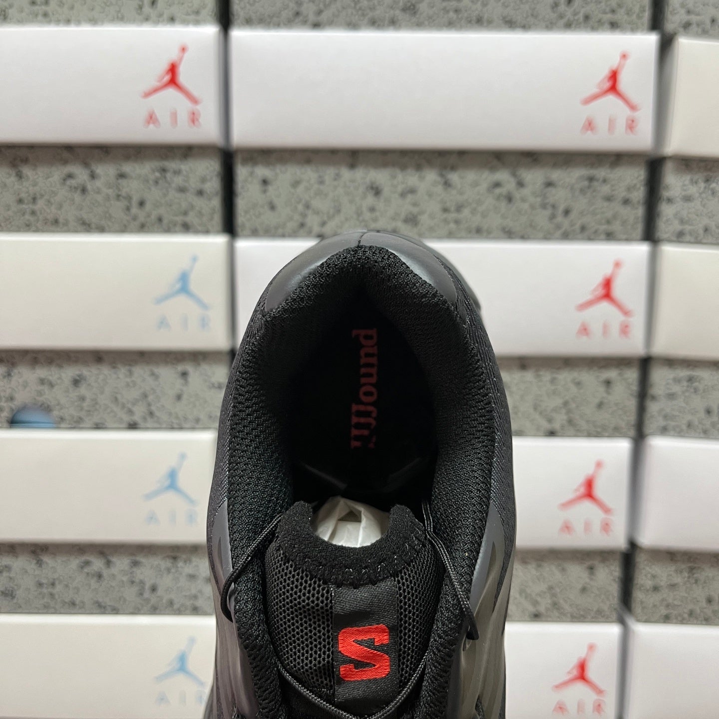 SALOMON-XT-6 JJJJound 'Black Fiery Red'