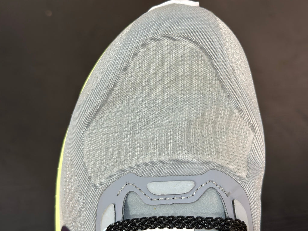 NIKE PEGASUS PREMIUN gray upper, black Swoosh, and a vibrant volt and purple