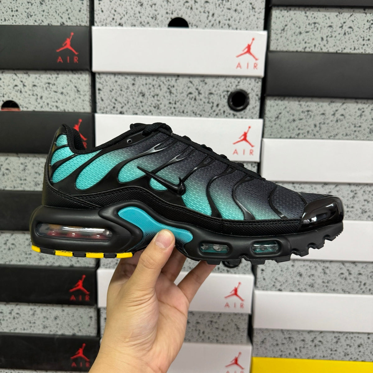 NIKE AIR MAX PLUS Black Dusty Cactus
