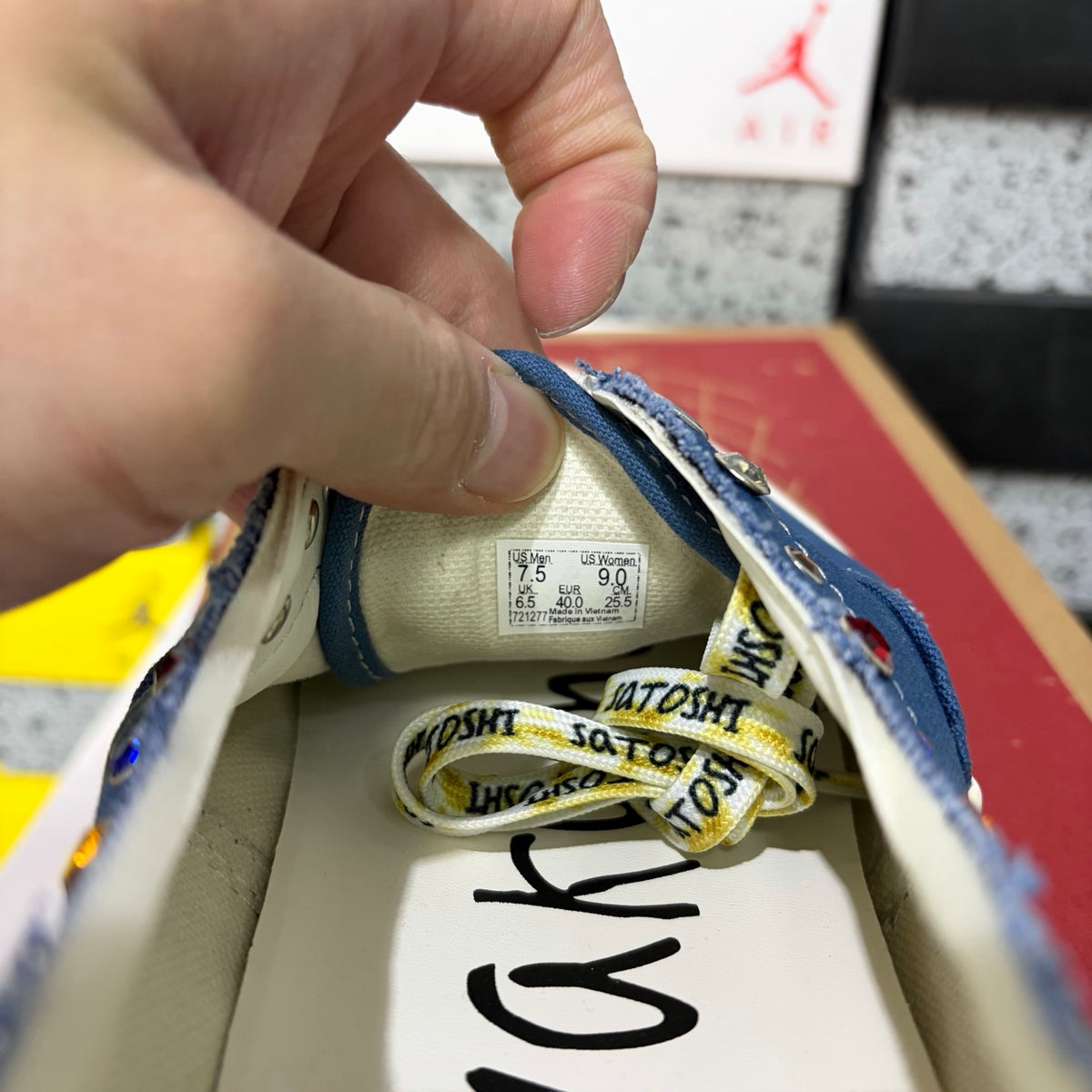 VANS Satoshi Nakamoto x Vans Era 95 "Lucky Charms" DARK BLUE