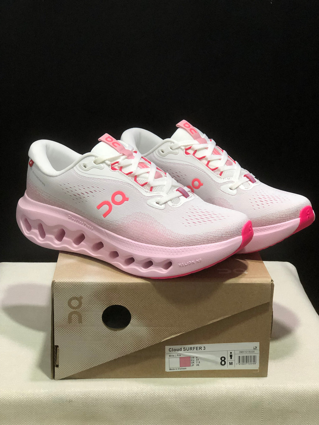 ON - CLOUDSURFER 3 WHITE PINK