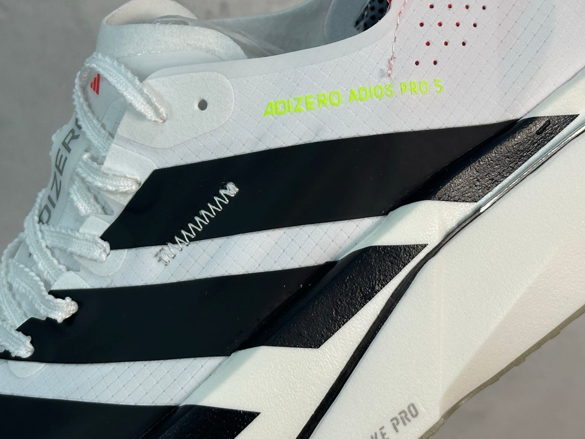 Adidas Adizero Adios Pro 5 Cloud White / Core Black / Silver Metallic