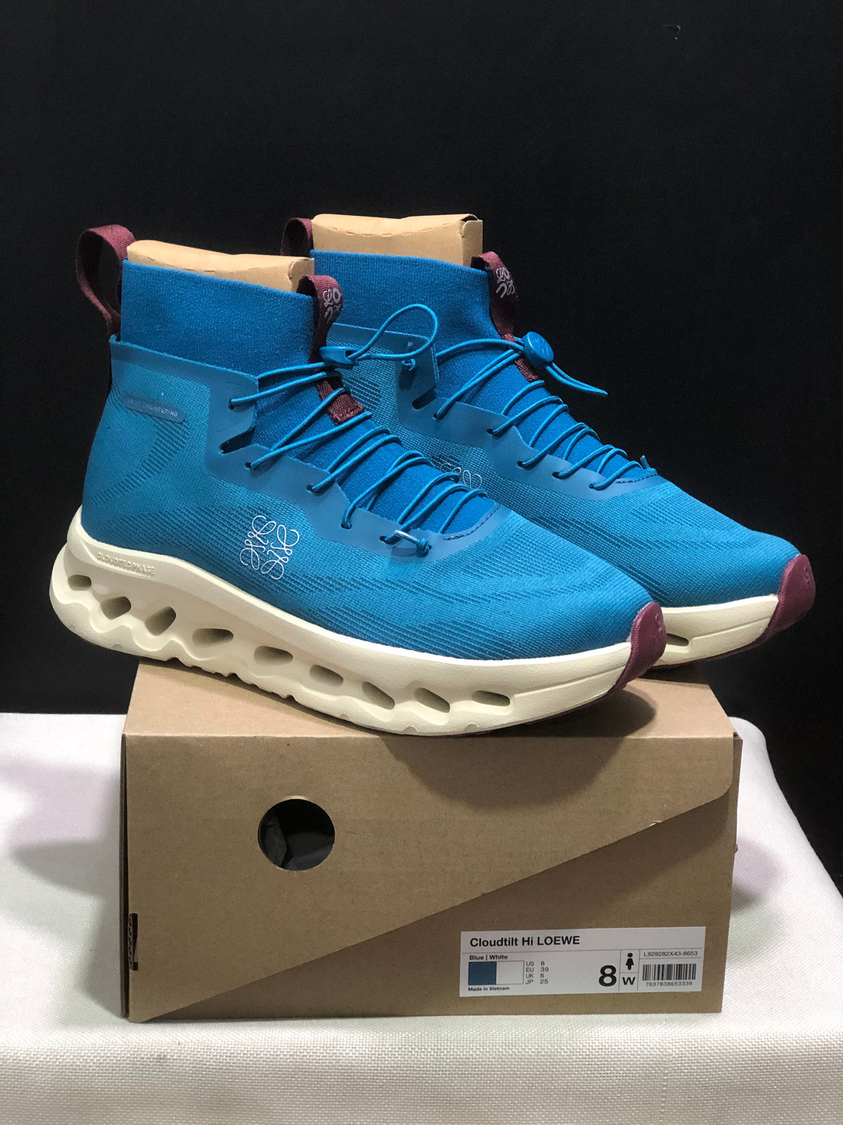 ON - CLOUDTILT HIGH LOEWE Teal Oatmeal Burgundy