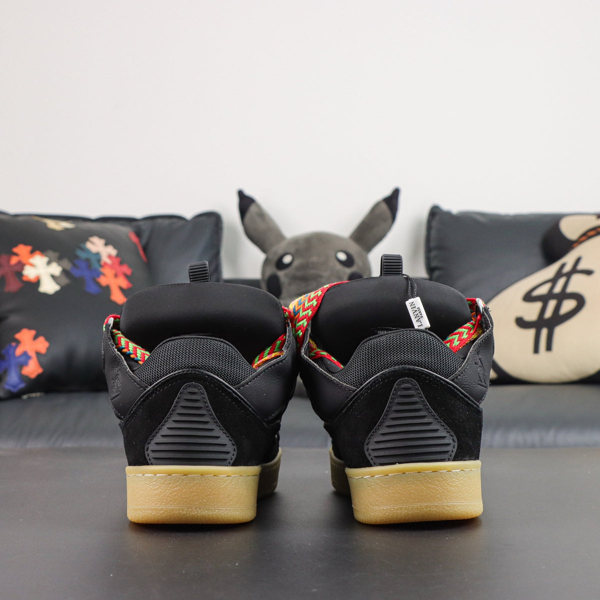 LANVIN CURB SNEAKER Black Gum