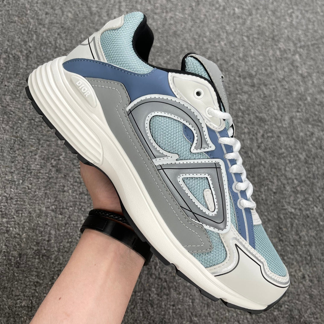 DIOR B30 SNEAKER Countdown light blue, gray, and white