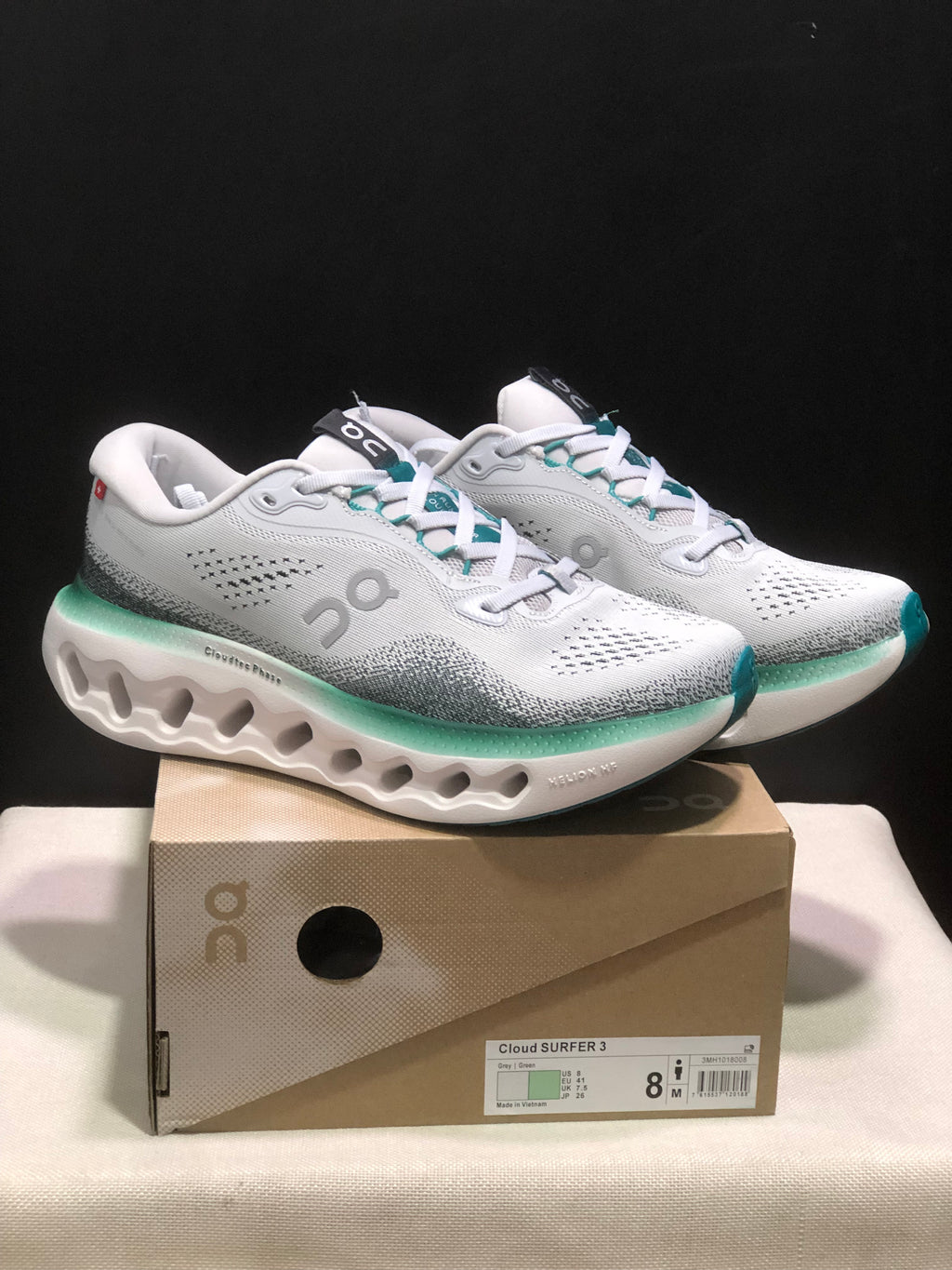 ON - CLOUDSURFER 3 GREY GREEN