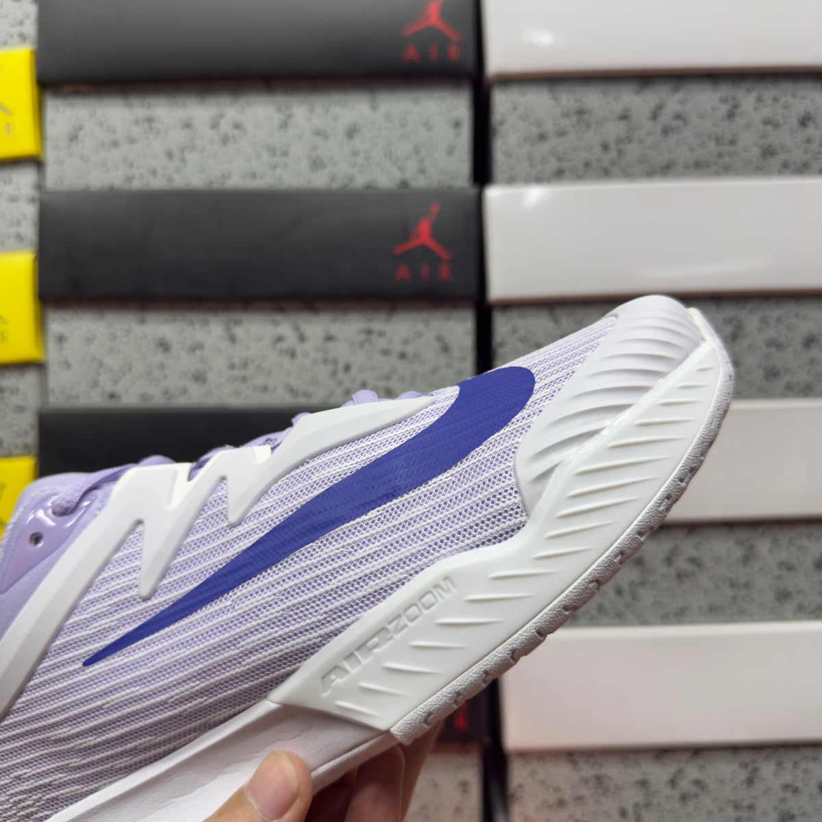 NIKE COURT AIR ZOOM VAPOR PRO 3 HC Amethyst Tint Hydrangeas White Deep Night