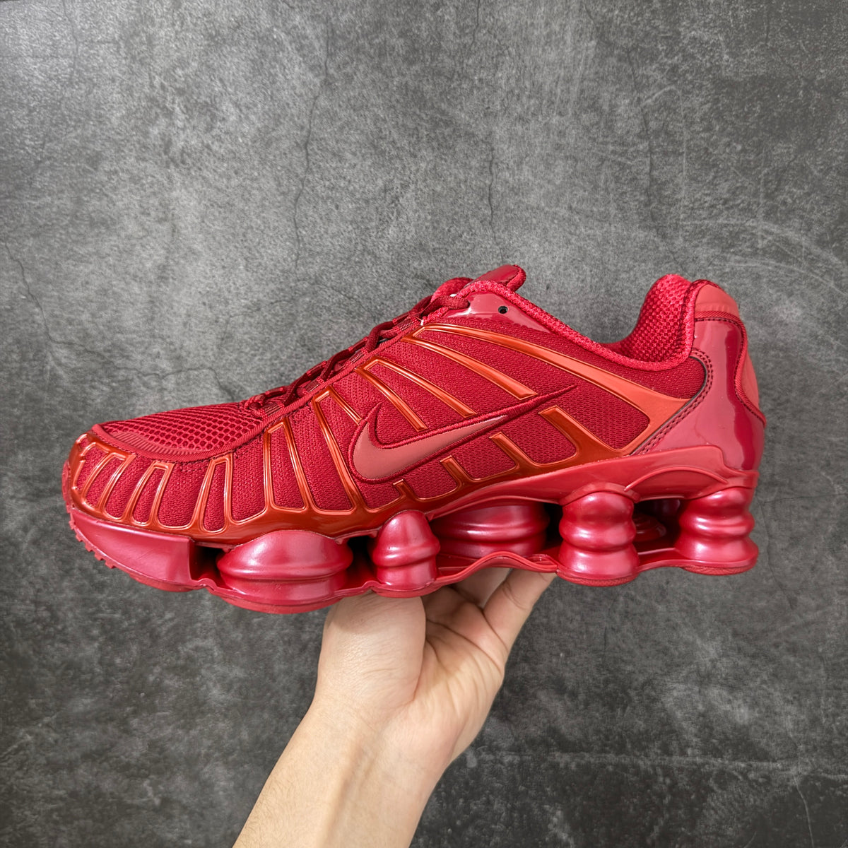 NIKE SHOX TLX Gym Red White