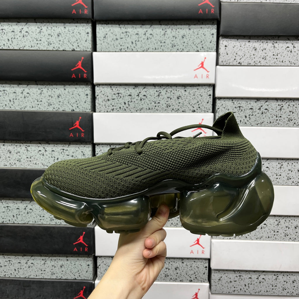 GROUND MOOPIE Khaki chunky sole knit