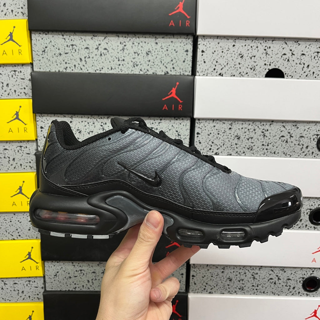 NIKE AIR MAX PLUS PSG Paris Saint-Germain Black Particle Grey