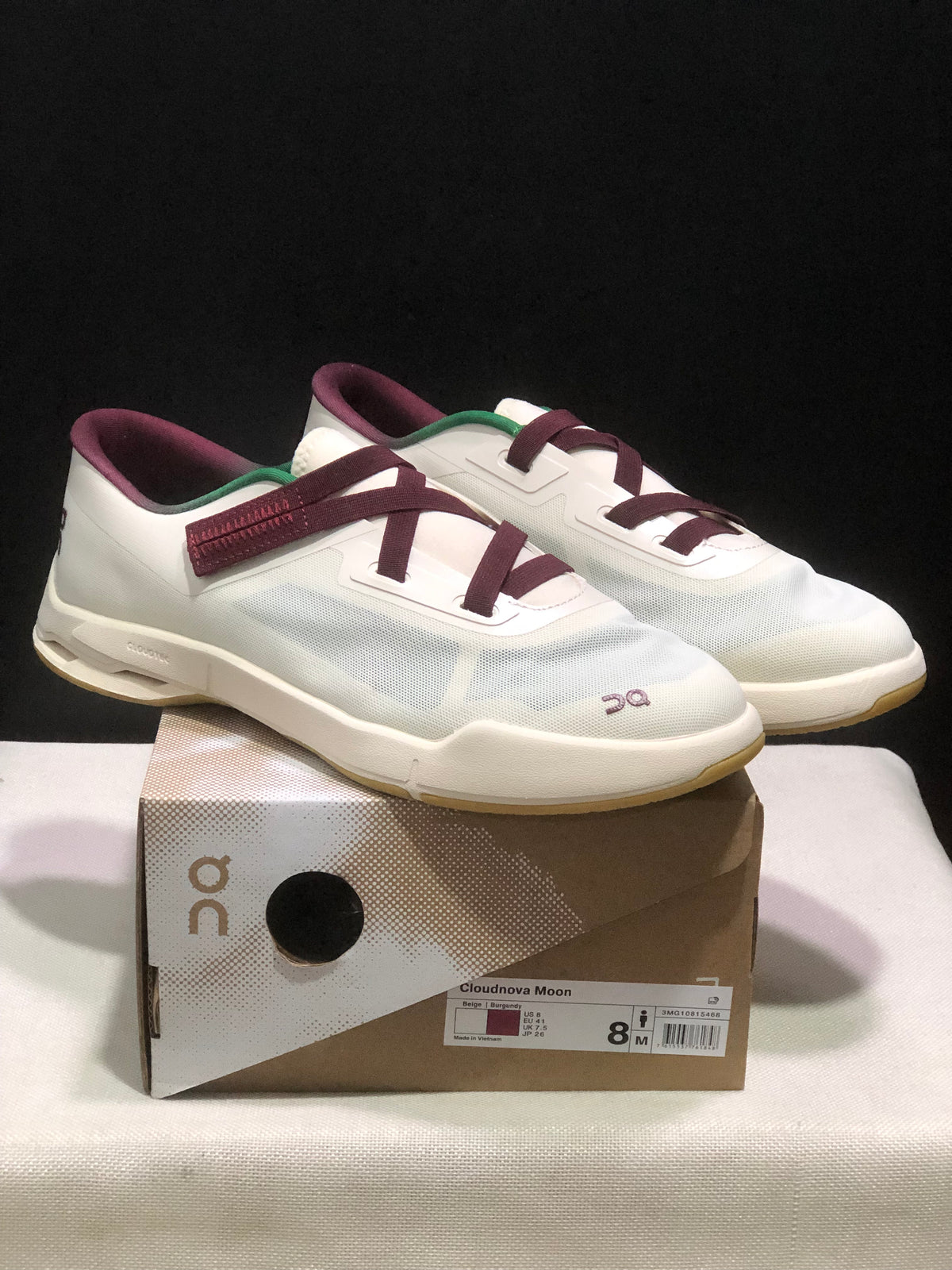 ON - CLOUDNOVA X ZENDAYA BEIGE BURGUNDY
