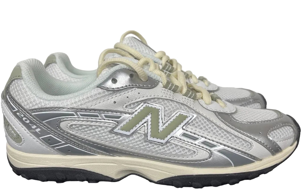 New Balance 204L Silver Metallic / Garter Snake Green