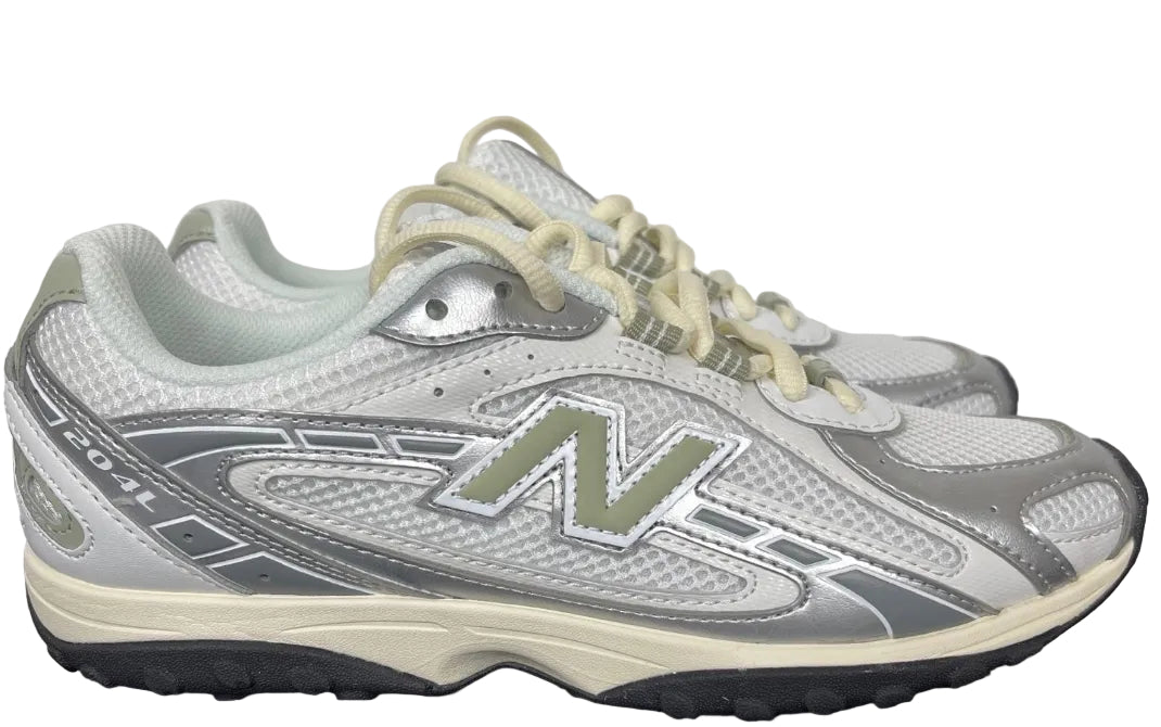 New Balance 204L Silver Metallic / Garter Snake Green