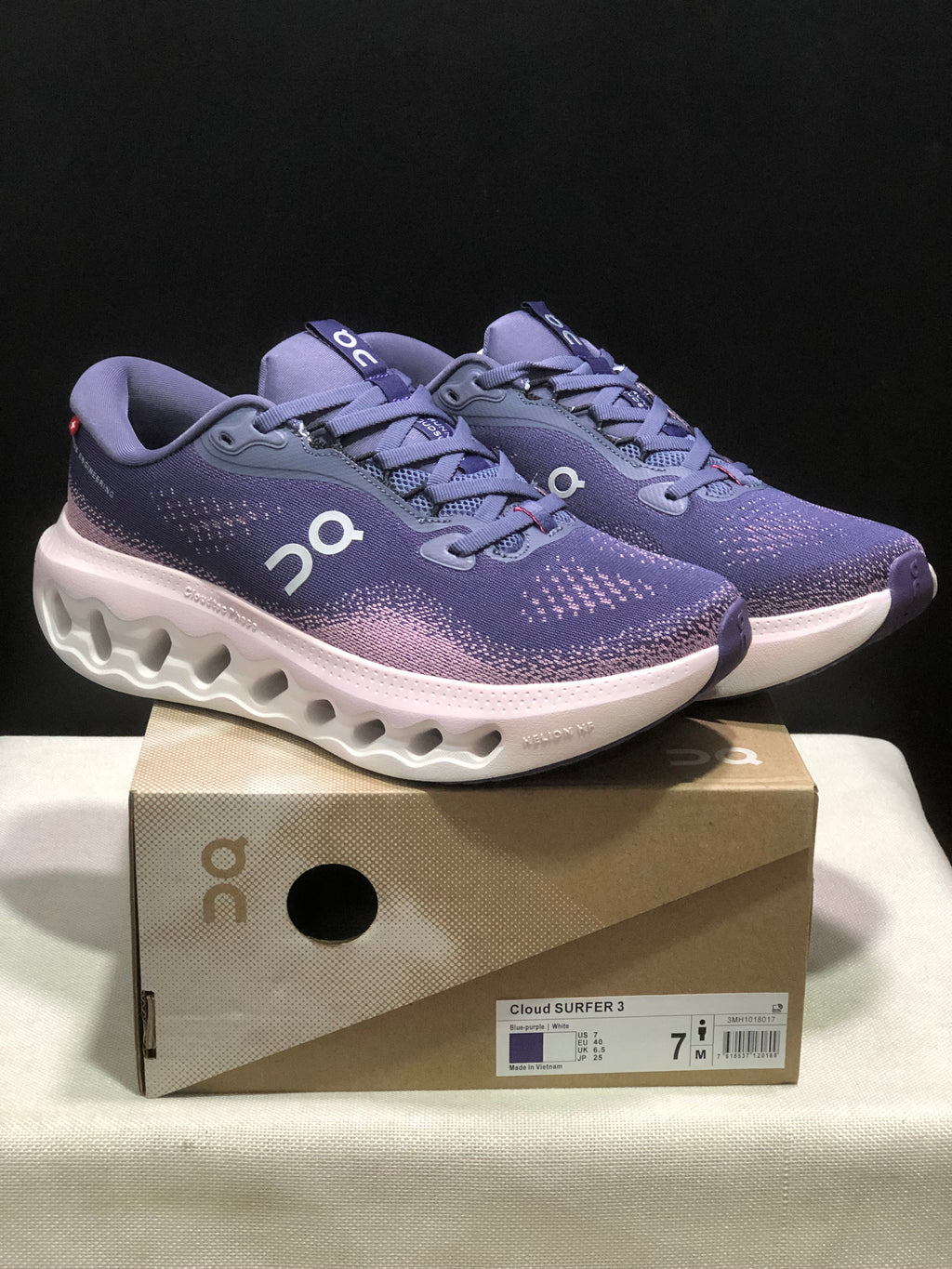 ON - CLOUDSURFER 3 BLUE PURPLE WHITE