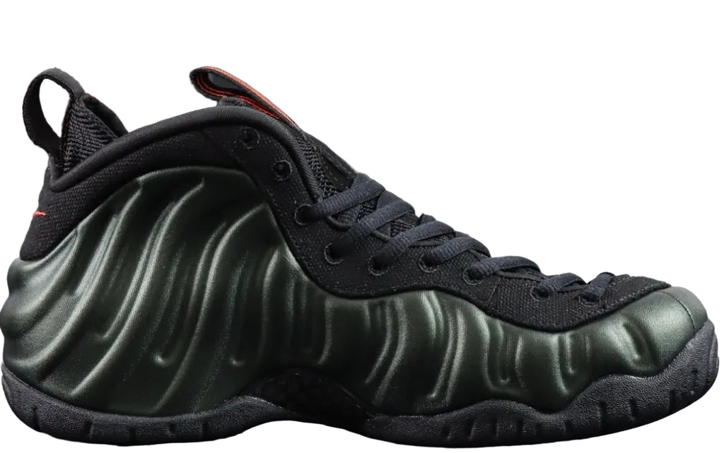 NIKE AIR  Foamposite Sequoia / Black – Team Orange