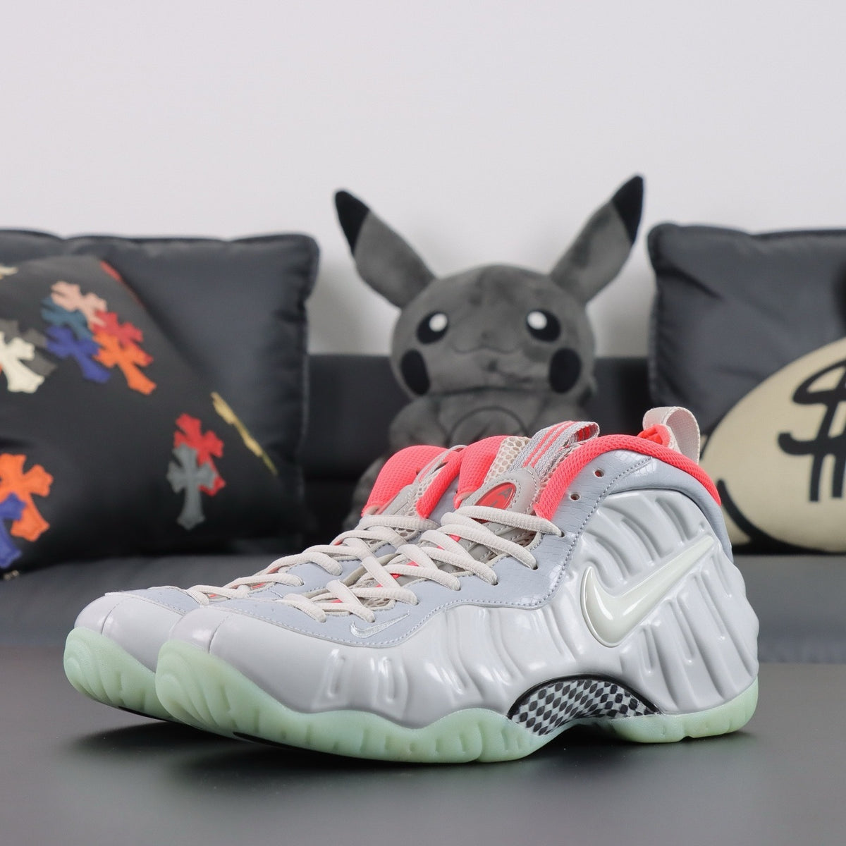 NIKE AIR  Foamposite Pro Pure Platinum