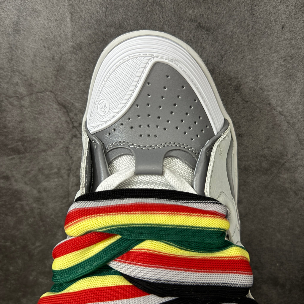 LANVIN CURB SNEAKER white and multicolor