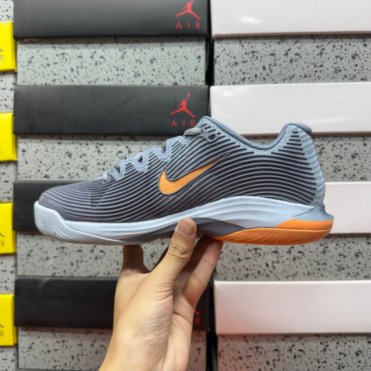 NIKE COURT AIR ZOOM VAPOR PRO12 HC Ashen Slate Light Armory Blue Marrakesh Obsidian