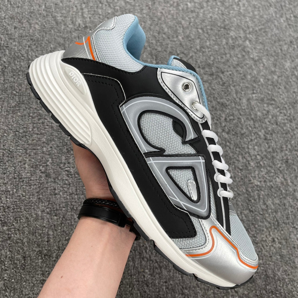 DIOR B30 SNEAKER Silver Dark BLACK