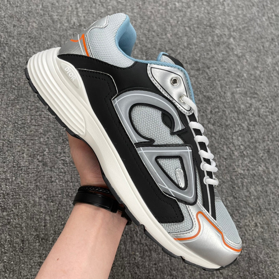 DIOR B30 SNEAKER Silver Dark BLACK