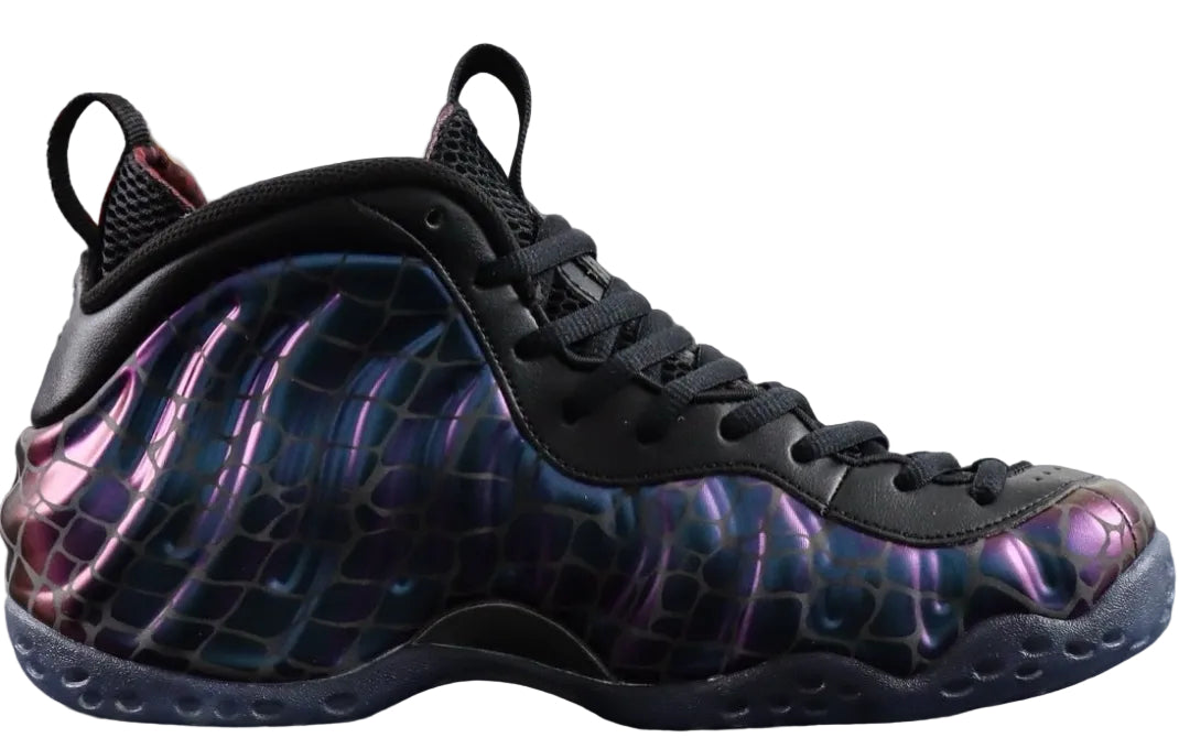 NIKE AIR FOAMPOSITE One Armory Navy / Metallic Dark Grey / Burgundy Crush