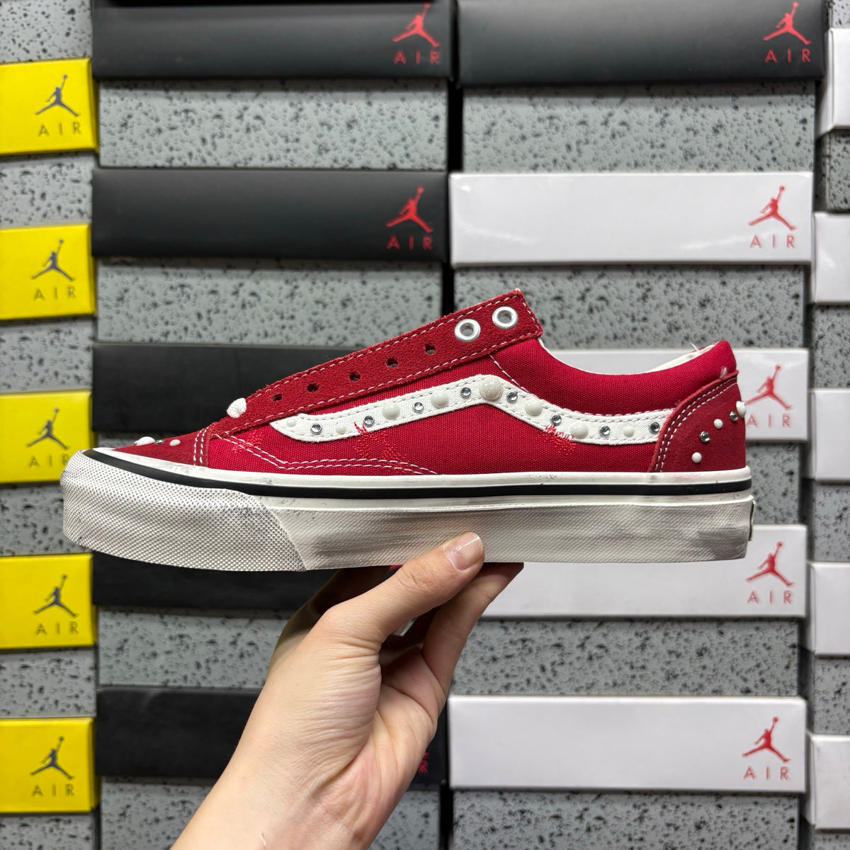 VANS LX Old Skool 36 Pearlized Pack Red