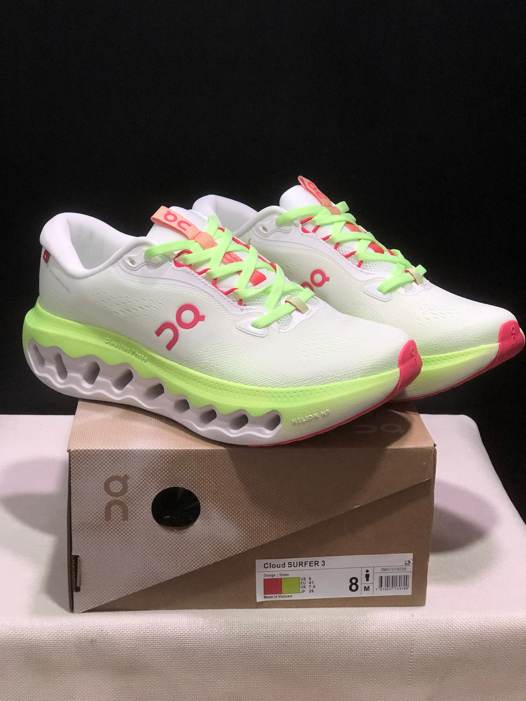 ON - CLOUDSURFER 3 ORANGE GREEN