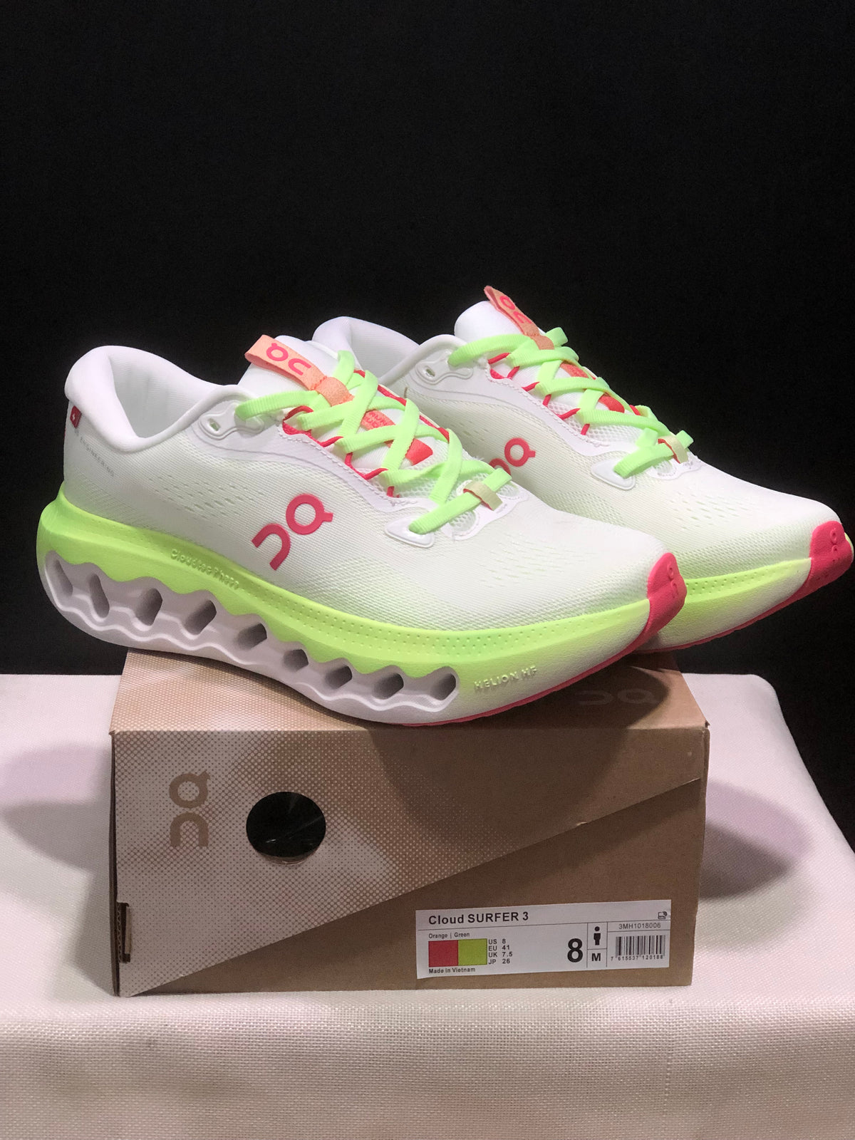 ON - CLOUDSURFER 3 ORANGE GREEN